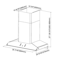 Fotile Perimeter Vent Series Kitchen Hood EMG9030