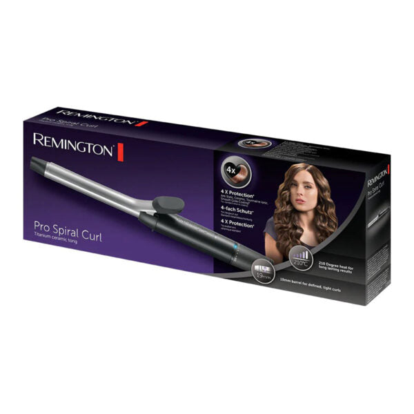 Remington Ci5519 Curler Pro Spiral Curl Tong 