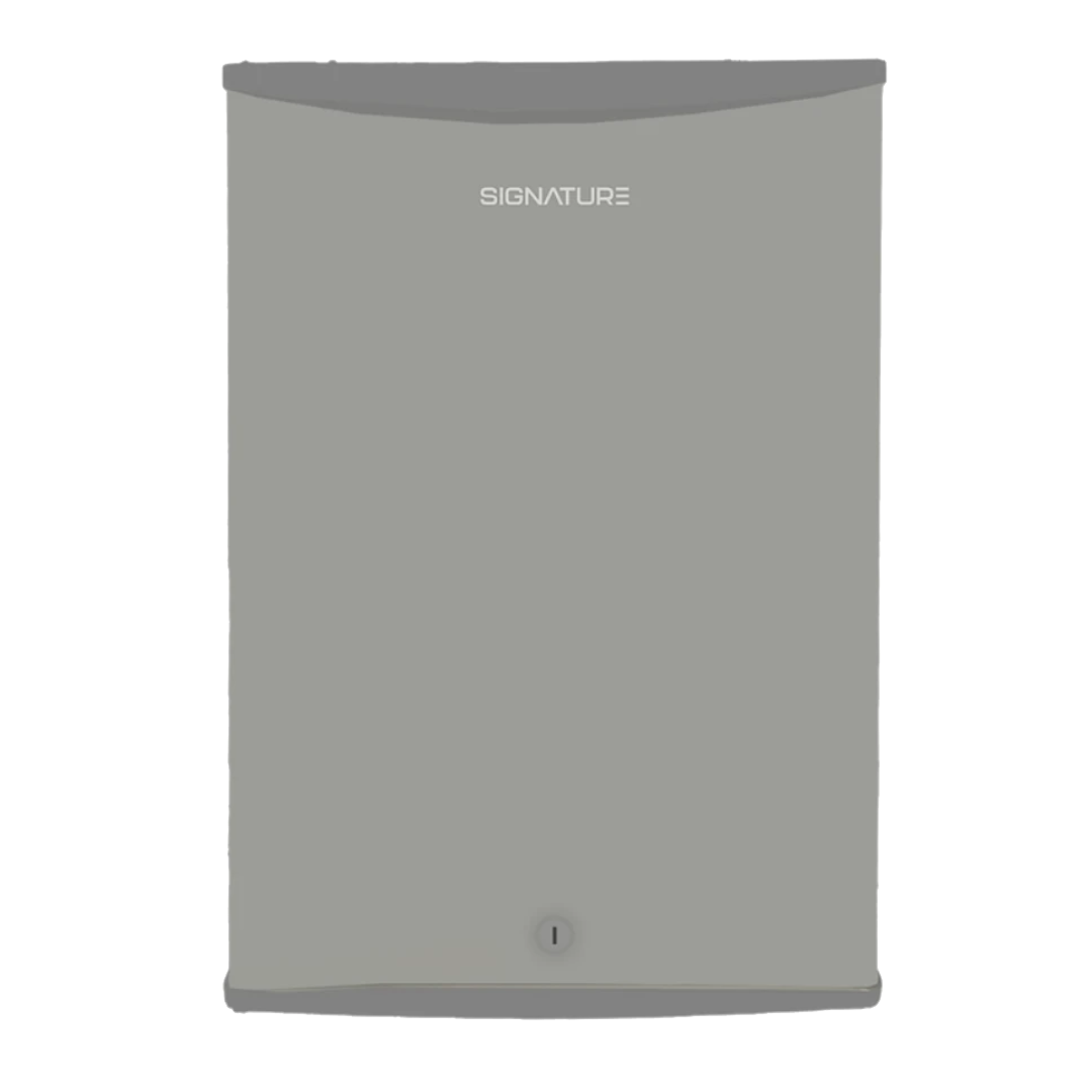 Signature BR50S Single Door Compact Bedroom Refrigerator Silver